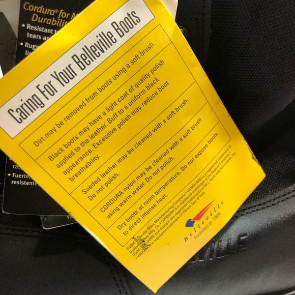 Belleville Boots Men's 15 Black Gore-Tex Combat 770V Insulated Waterproof New - Picture 11 of 16